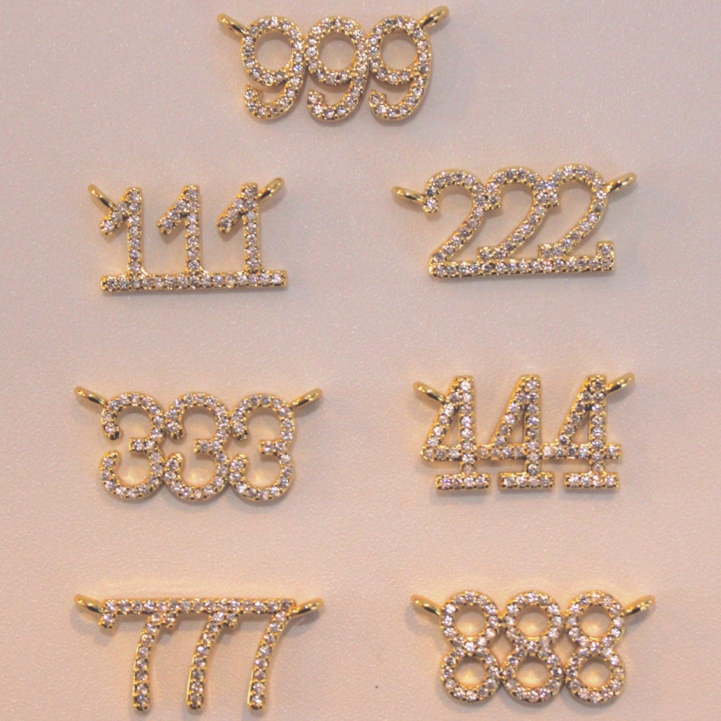 Angel Numbers Charm Necklace