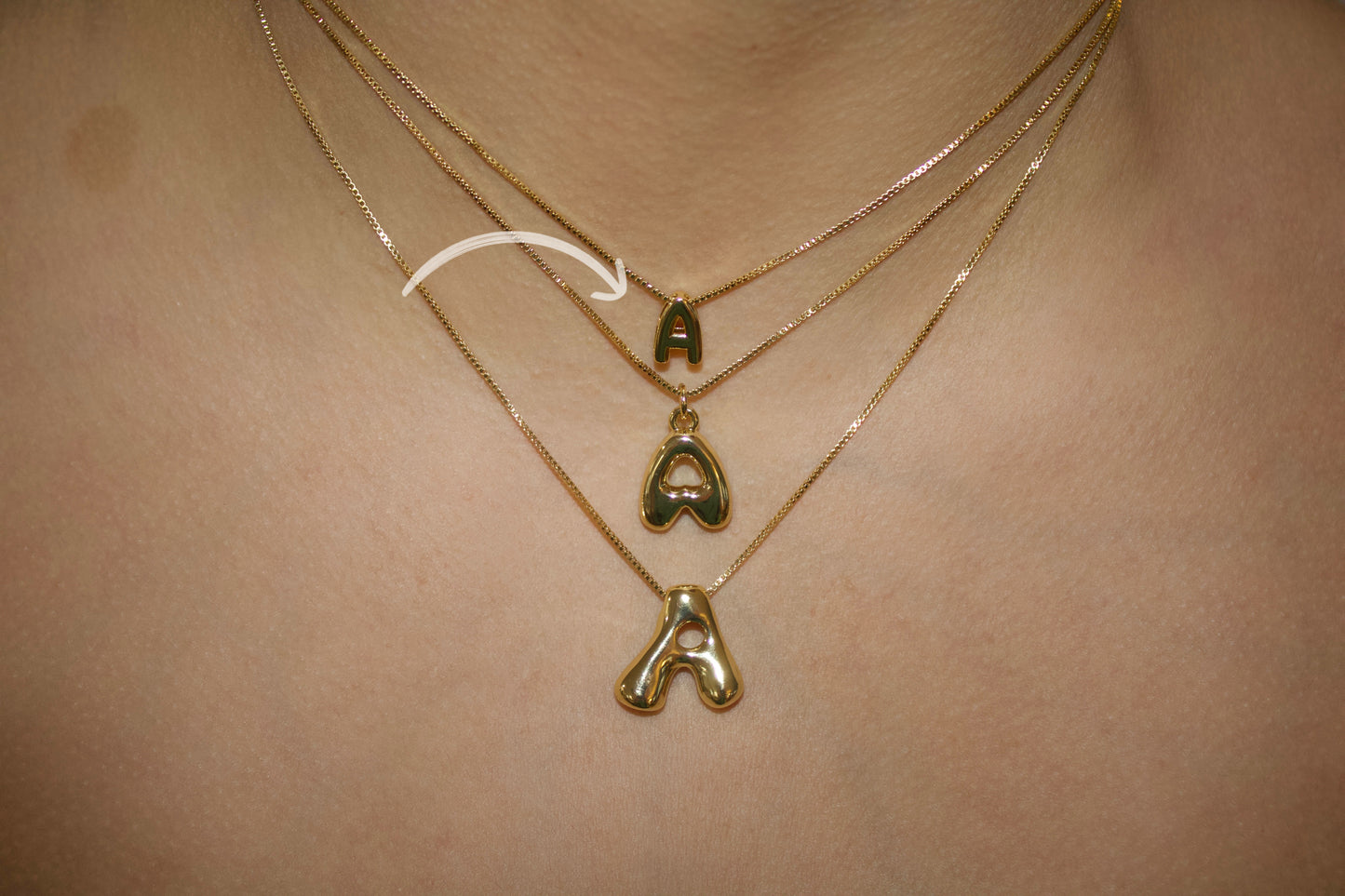 Mini Letter Necklace