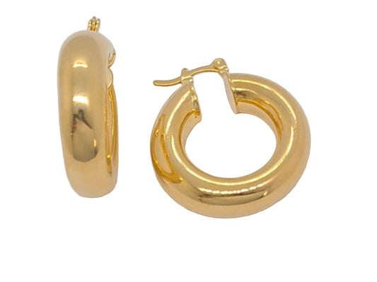 Golden Glow Chunky Hoop