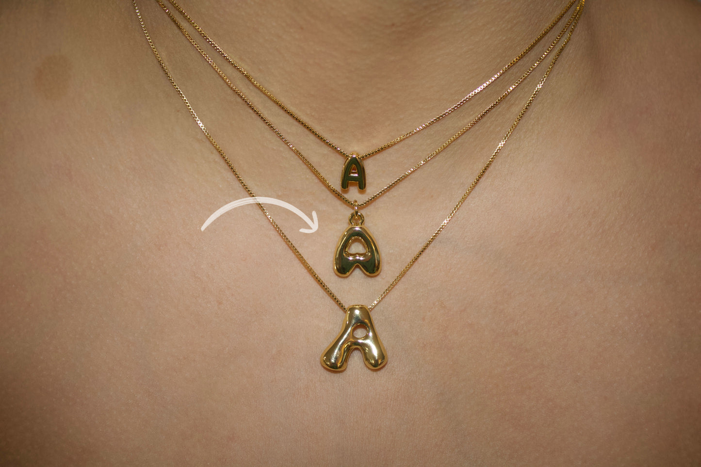 OG Bubble Letter Necklace