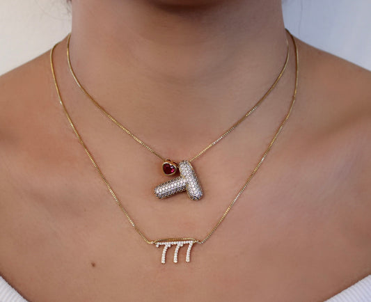 Angel Numbers Charm Necklace