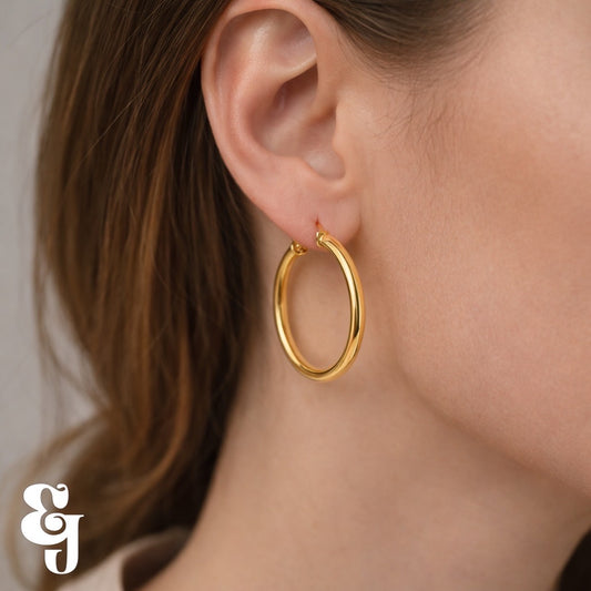Classic Luxe Hoops