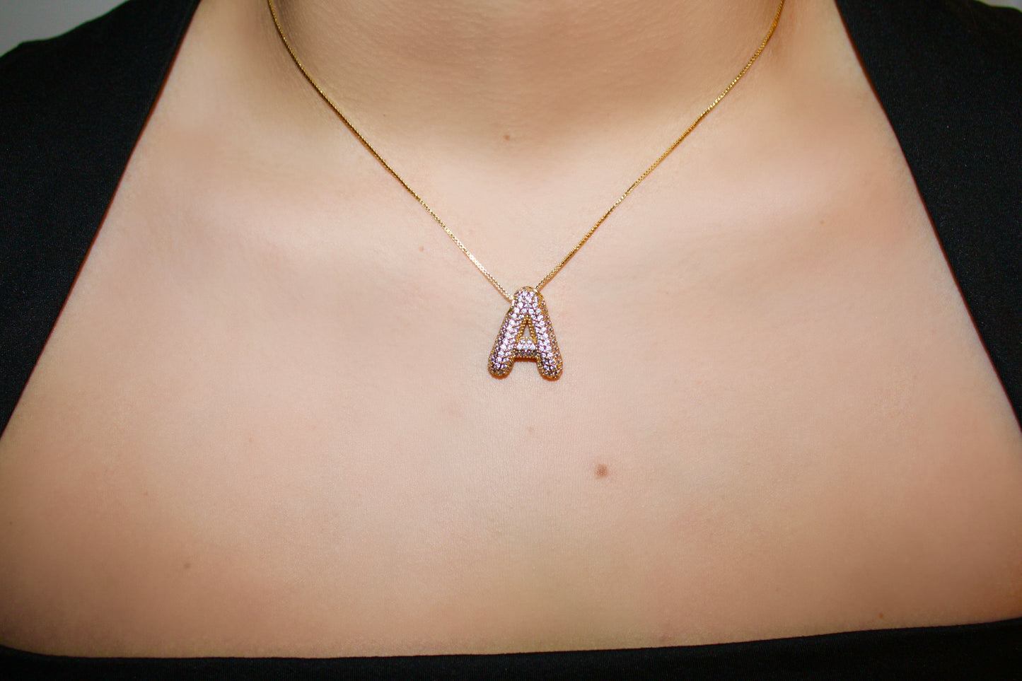 Bubble Letter Necklace