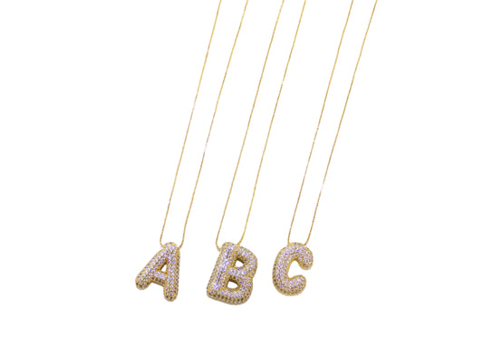 Bubble Letter Necklace