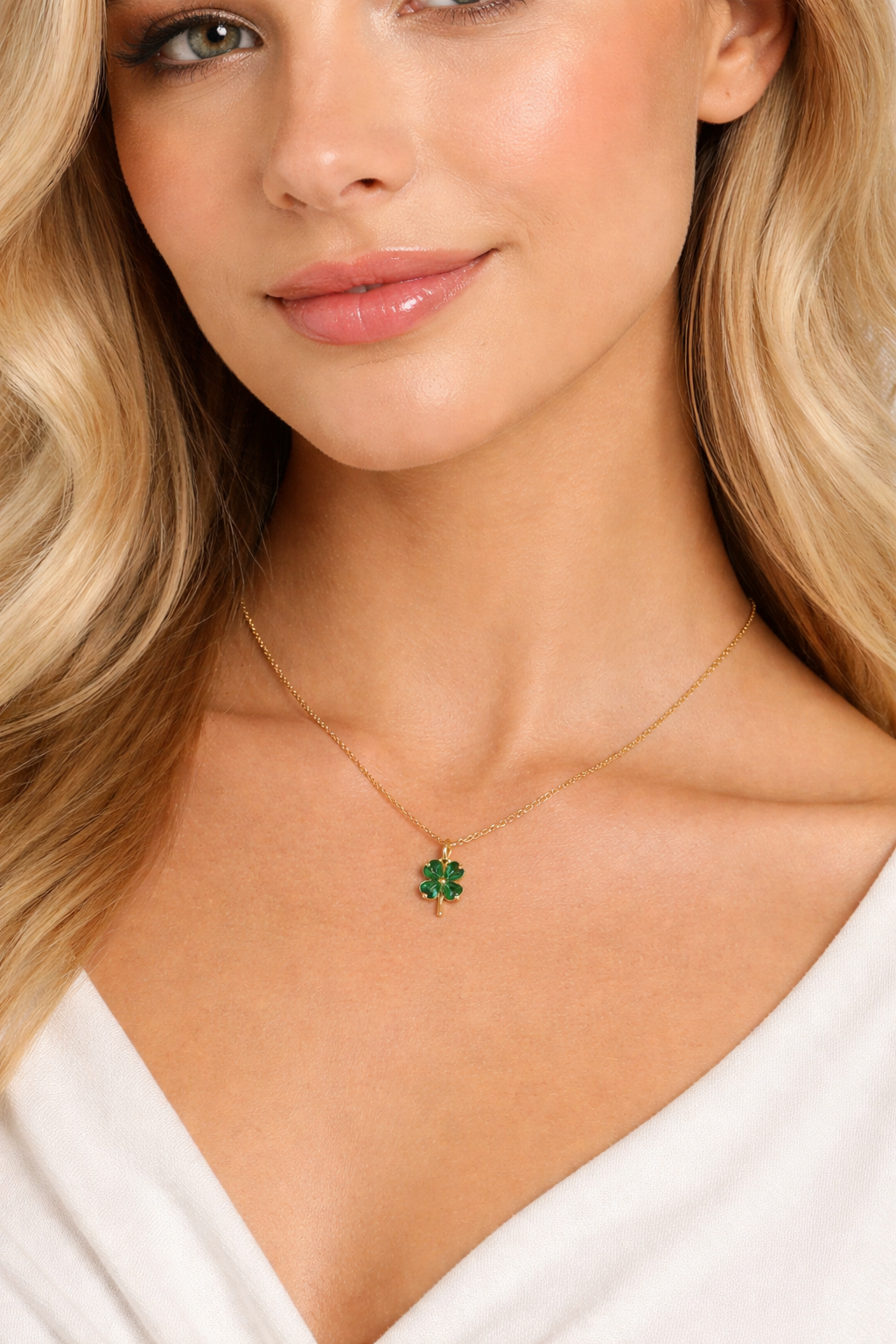 Mini Lucky Clover Necklace