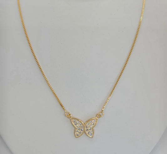 Sparkle Butterfly Necklace