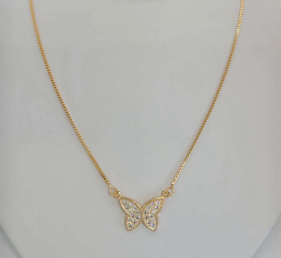 Sparkle Butterfly Necklace