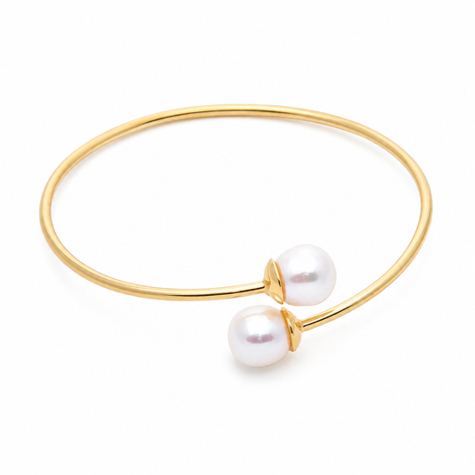 Pearl Embrace Cuff Bracelet