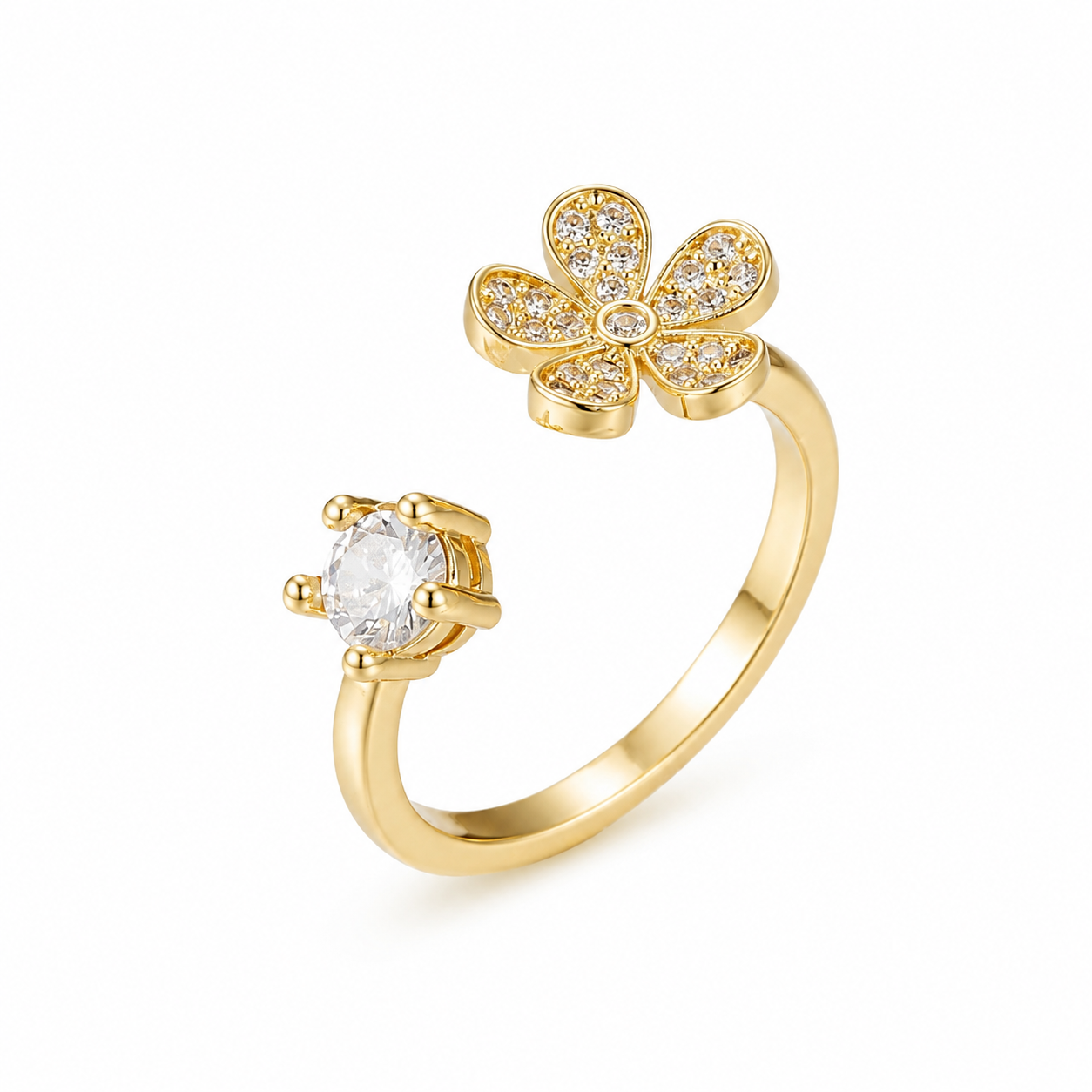 Daisy Spark Adjustable Ring