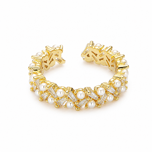 Pearl Luxe Adjustable Ring