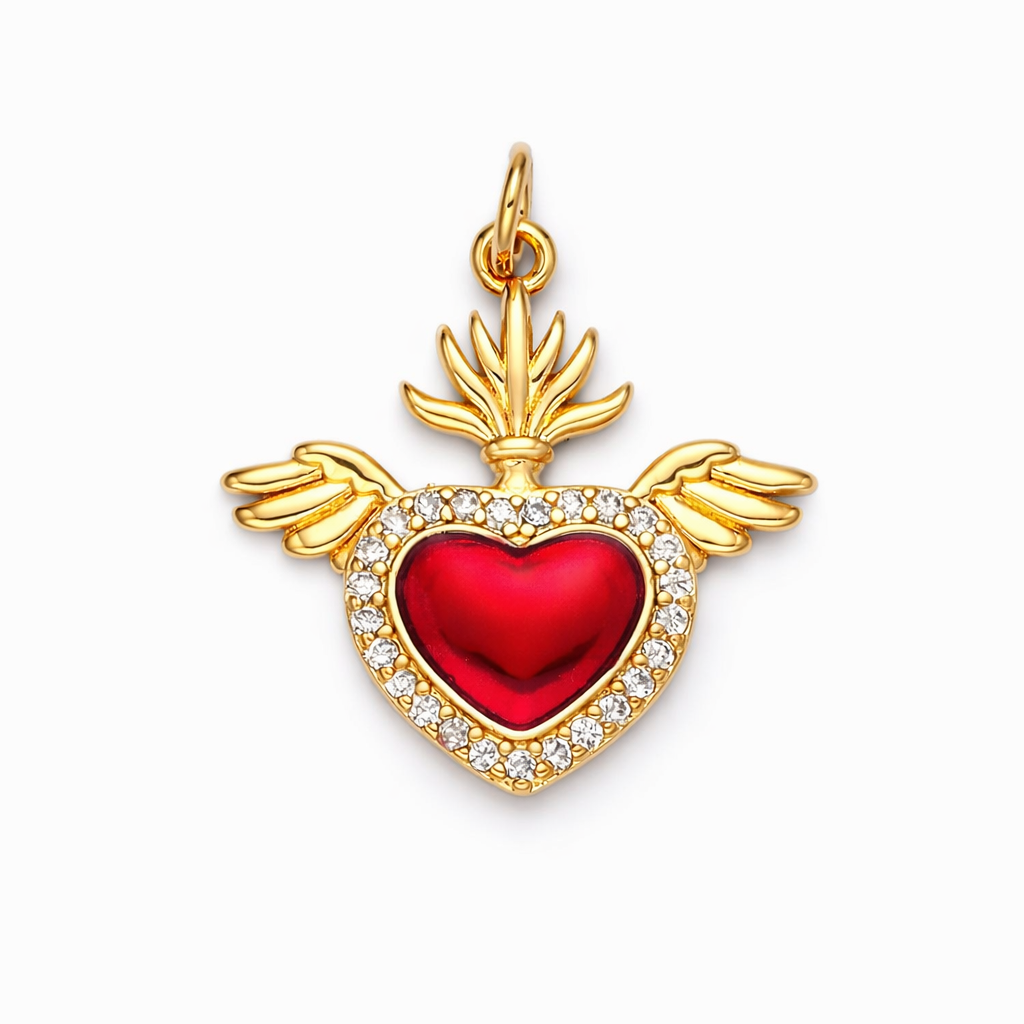 Guardian Heart Charm Necklace