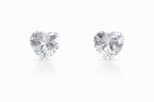 Classic Heart Stud Earrings