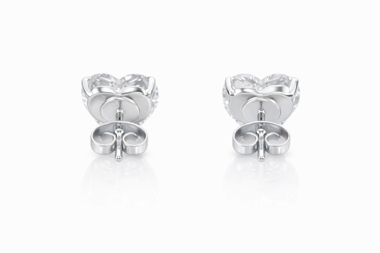 Classic Heart Stud Earrings